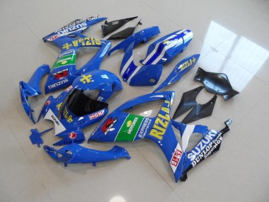 06-07 Blau Gelb Rizla Suzuki GSXR 750 Motorrad Verkleidung