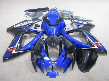 06-07 Blau Schwarz Suzuki GSXR 750 Motorrad Verkleidung