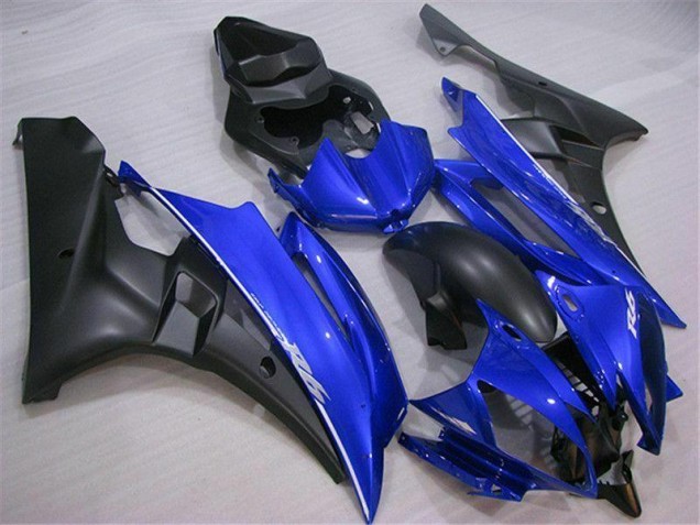 06-07 Blau Schwarz Yamaha YZF R6 Motor Verkleidung 06-07 Blau Schwarz Yamaha YZF R6 Motor Verkleidung