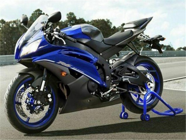 06-07 Blau Schwarz Yamaha YZF R6 Motor Verkleidung 06-07 Blau Schwarz Yamaha YZF R6 Motor Verkleidung
