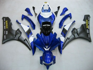 06-07 Blau Schwarz Yamaha YZF R6 Motorrad Vollverkleidung