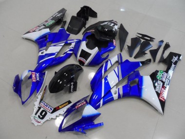 06-07 Blau Sterilgarda Yamaha YZF R6 Motorrad Verkleidung