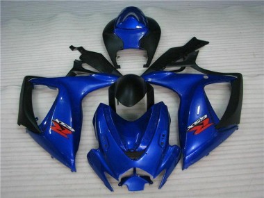 06-07 Blau Suzuki GSXR 600/750 Motor Vollverkleidung