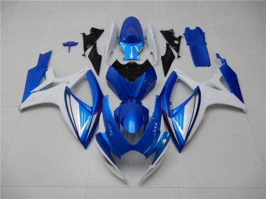 06-07 Blau Weiß Suzuki GSXR 600/750 Motorrad Verkleidung