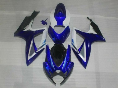 06-07 Blau Weiß Suzuki GSXR 600/750 Motorrad Verkleidung & Plastik