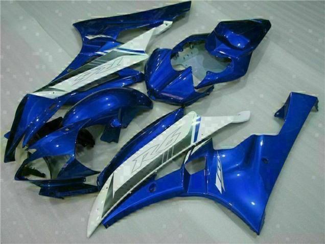 06-07 Blau Weiß Yamaha YZF R6 Motorrad Verkleidung 06-07 Blau Weiß Yamaha YZF R6 Motorrad Verkleidung