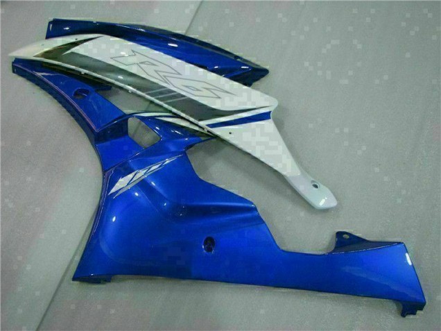 06-07 Blau Weiß Yamaha YZF R6 Motorrad Verkleidung 06-07 Blau Weiß Yamaha YZF R6 Motorrad Verkleidung