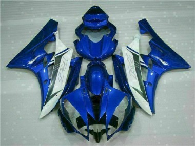06-07 Blau Weiß Yamaha YZF R6 Motorrad Verkleidung