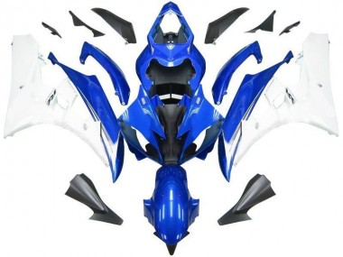 06-07 Blau Weiß Yamaha YZF R6 Motorrad Vollverkleidung