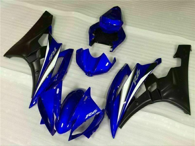 06-07 Blau Yamaha YZF R6 Motorrad Verkleidungen