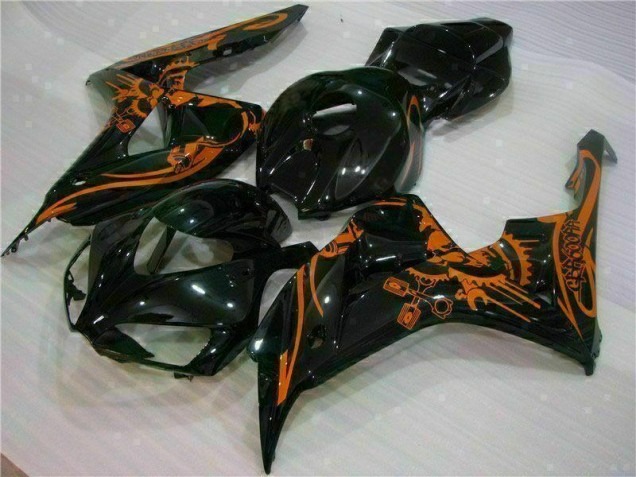 06-07 Braun Schwarz Honda CBR1000RR Motorrad Verkleidung 06-07 Braun Schwarz Honda CBR1000RR Motorrad Verkleidung