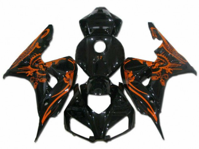 06-07 Braun Schwarz Honda CBR1000RR Motorrad Verkleidung 06-07 Braun Schwarz Honda CBR1000RR Motorrad Verkleidung