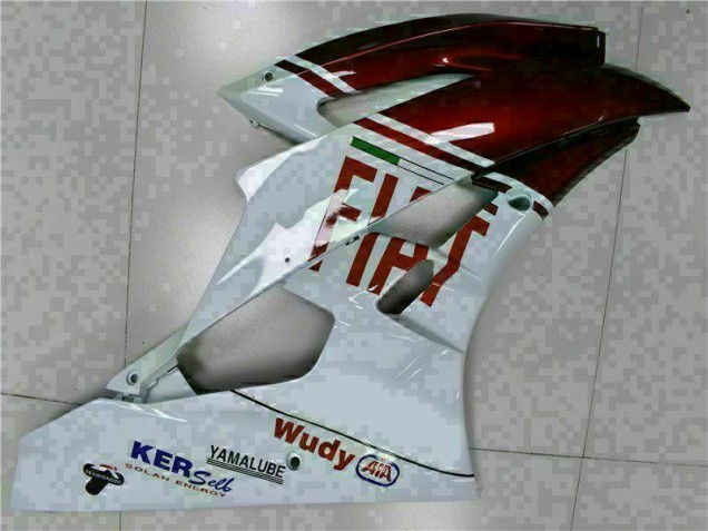 06-07 Braun Weiß Yamaha YZF R6 Motorrad Verkleidung