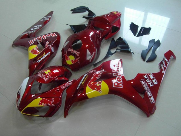 06-07 CUndy Rot Rot Bull Honda CBR1000RR Motorrad Verkleidung 06-07 CUndy Rot Rot Bull Honda CBR1000RR Motorrad Verkleidung