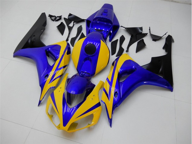 06-07 Gelb Blau Honda CBR1000RR Motorrad Verkleidung 06-07 Gelb Blau Honda CBR1000RR Motorrad Verkleidung