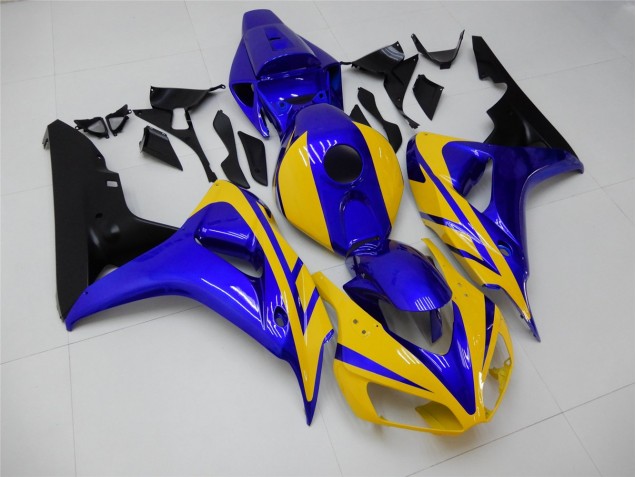 06-07 Gelb Blau Honda CBR1000RR Motorrad Verkleidung 06-07 Gelb Blau Honda CBR1000RR Motorrad Verkleidung