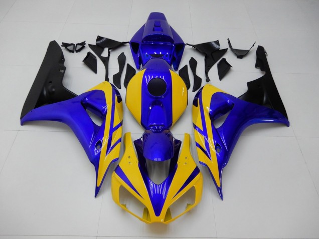 06-07 Gelb Blau Honda CBR1000RR Motorrad Verkleidung 06-07 Gelb Blau Honda CBR1000RR Motorrad Verkleidung