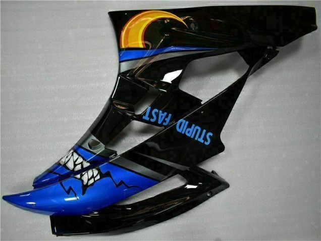 06-07 Gelb Blau Rot Yamaha YZF R6 Motorrad Verkleidung