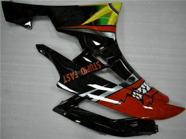 06-07 Gelb Blau Rot Yamaha YZF R6 Motorrad Verkleidung