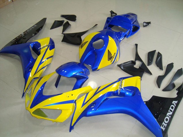 06-07 Gelb Blau Schwarz Honda CBR1000RR Motorrad Verkleidung 06-07 Gelb Blau Schwarz Honda CBR1000RR Motorrad Verkleidung