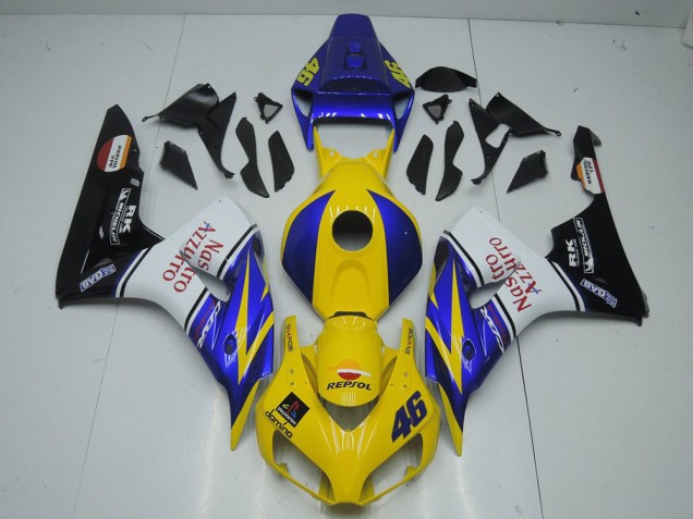 06-07 Gelb Nastro Honda CBR1000RR Motorrad Verkleidung 06-07 Gelb Nastro Honda CBR1000RR Motorrad Verkleidung