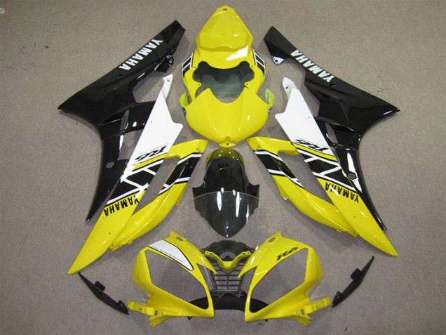 06-07 Gelb Schwarz Aufkleber Yamaha YZF R6 Motorrad Verkleidung 06-07 Gelb Schwarz Aufkleber Yamaha YZF R6 Motorrad Verkleidung