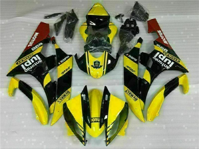 06-07 Gelb Yamaha YZF R6 Motorrad Verkleidung Komplett Sets