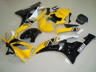 06-07 Gelb Yamaha YZF R6 Motorrad Verkleidung