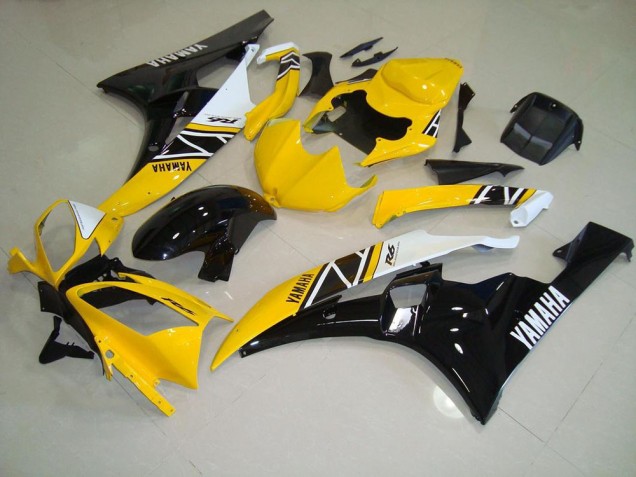 06-07 Gelb Yamaha YZF R6 Motorrad Verkleidung 06-07 Gelb Yamaha YZF R6 Motorrad Verkleidung