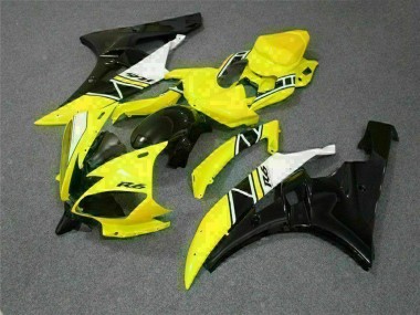 06-07 Gelb Yamaha YZF R6 Motorrad Verkleidungen