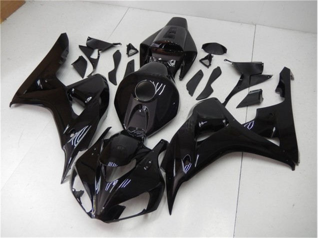 06-07 Glänzend Schwarz Honda CBR1000RR Motorrad Vollverkleidung 06-07 Glänzend Schwarz Honda CBR1000RR Motorrad Vollverkleidung