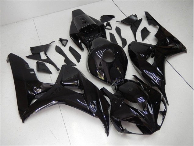 06-07 Glänzend Schwarz Honda CBR1000RR Motorrad Vollverkleidung 06-07 Glänzend Schwarz Honda CBR1000RR Motorrad Vollverkleidung