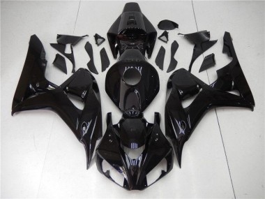 06-07 Glänzend Schwarz Honda CBR1000RR Motorrad Vollverkleidung