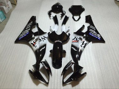 06-07 Glänzend Schwarz Yamaha YZF R6 Motorrad Verkleidung