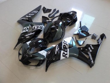 06-07 Grau Schwarz Repsol Honda CBR1000RR Motorrad Verkleidung