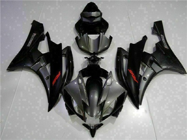 06-07 Grau Schwarz Yamaha YZF R6 Motorrad Verkleidung 06-07 Grau Schwarz Yamaha YZF R6 Motorrad Verkleidung