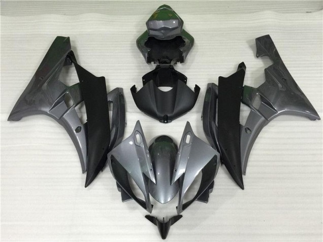 06-07 Grau Schwarz Yamaha YZF R6 Motorrad Verkleidungen