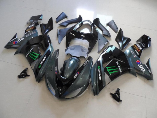 06-07 Graues Monster Kawasaki ZX10R Motorrad Verkleidung 06-07 Graues Monster Kawasaki ZX10R Motorrad Verkleidung
