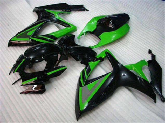 06-07 Grün Schwarz Suzuki GSXR 600/750 Motorrad Verkleidung 06-07 Grün Schwarz Suzuki GSXR 600/750 Motorrad Verkleidung