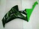 06-07 Grüne Flamme Schwarz Honda CBR1000RR Motorrad Verkleidung