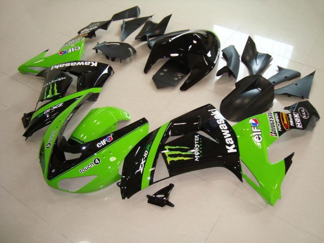 06-07 Grünes Monster Kawasaki ZX10R Motorrad Verkleidungen 06-07 Grünes Monster Kawasaki ZX10R Motorrad Verkleidungen