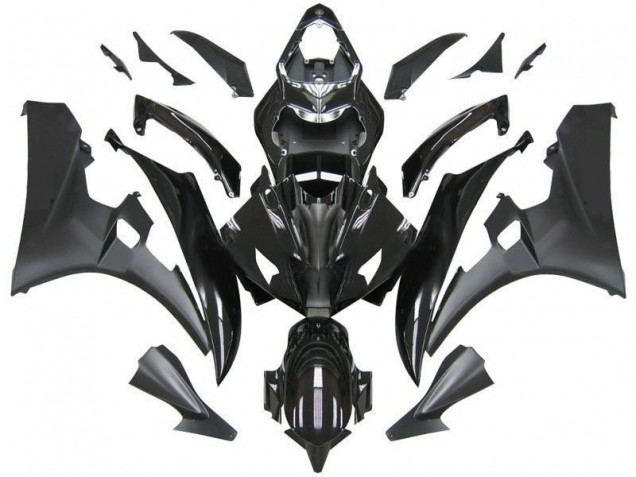 06-07 Kontrast Schwarz Yamaha YZF R6 Motorrad Verkleidung