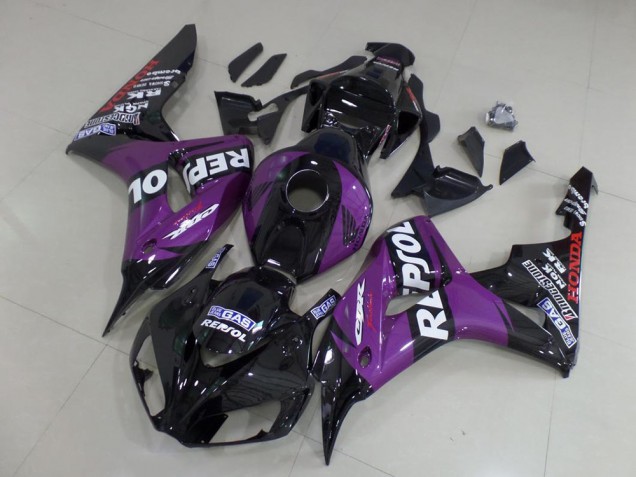 06-07 Lila Repsol Honda CBR1000RR Motorrad Verkleidung