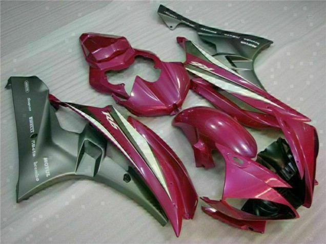 06-07 Lila Yamaha YZF R6 Motorrad Verkleidung