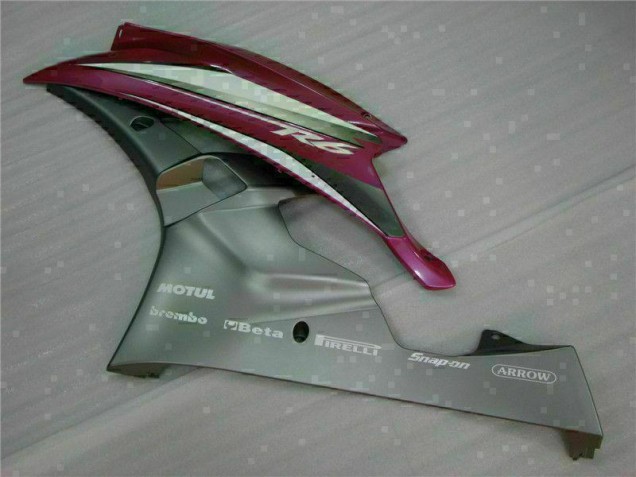 06-07 Lila Yamaha YZF R6 Motorrad Verkleidung