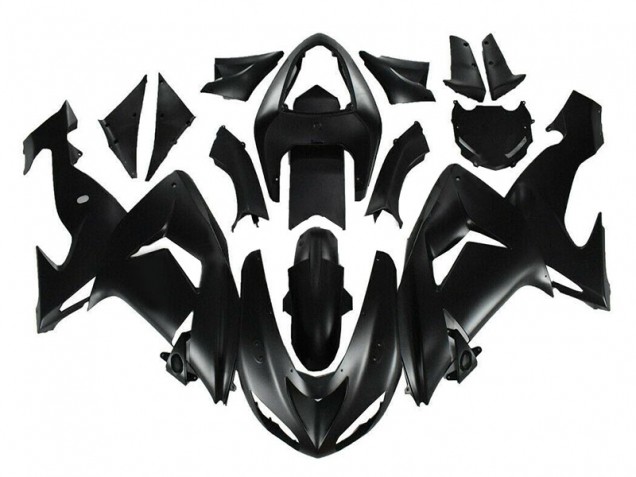 06-07 Matt Schwarz Kawasaki ZX10R Motorrad Verkleidungen 06-07 Matt Schwarz Kawasaki ZX10R Motorrad Verkleidungen