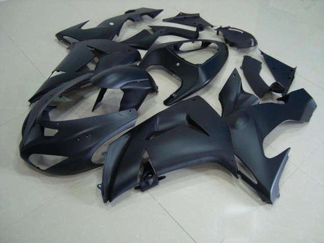 06-07 Matt Schwarz Kawasaki ZX10R Motorrad Vollverkleidung 06-07 Matt Schwarz Kawasaki ZX10R Motorrad Vollverkleidung