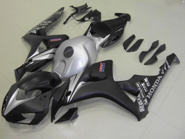06-07 Matt Schwarz Silber Honda CBR1000RR Motorrad Verkleidung 06-07 Matt Schwarz Silber Honda CBR1000RR Motorrad Verkleidung