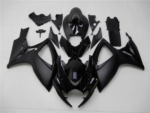 06-07 Matt Schwarz Suzuki GSXR 600/750 Motorrad Verkleidung 06-07 Matt Schwarz Suzuki GSXR 600/750 Motorrad Verkleidung