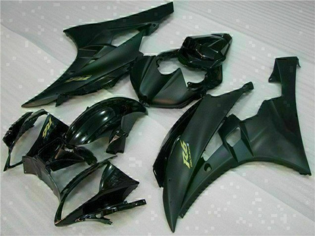 06-07 Matt Schwarz Yamaha YZF R6 Motorrad Verkleidung 06-07 Matt Schwarz Yamaha YZF R6 Motorrad Verkleidung